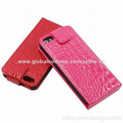 Simple Design Vertical Flip Leather Case for iPhone 6, Small Quantity Accepted